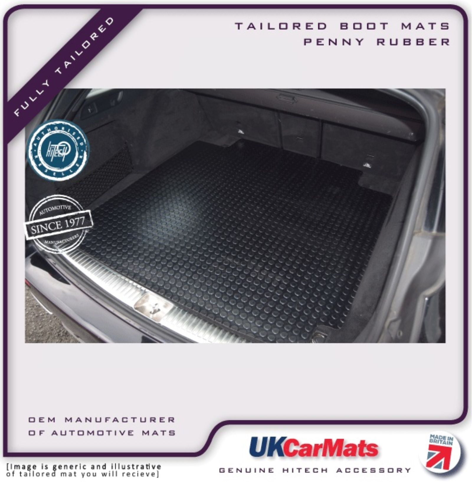GENUINE HITECH BMW X1 20092015 Carpet / Rubber Dog / Golf Boot Liner